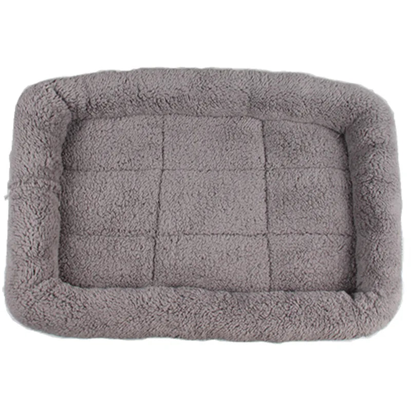 ATUBAN Cama y Almohada Acolchada de Felpa para Mascotas
