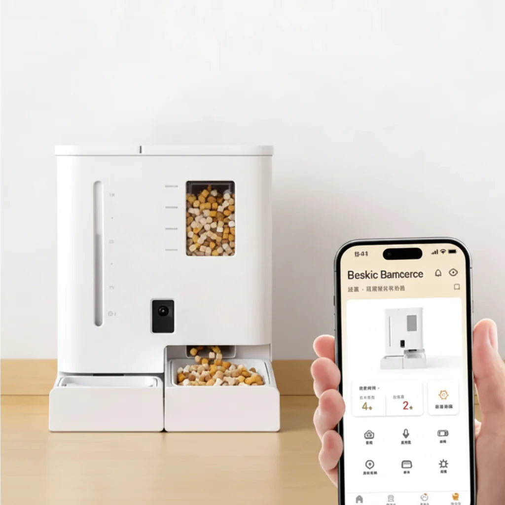 MimoPaws Dispensador Automático de Agua y Comida para Mascotas