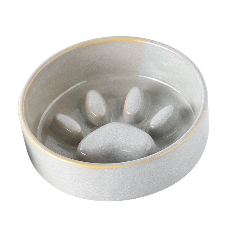 Tazón de cerámica estilo MimoPaws para mascotas