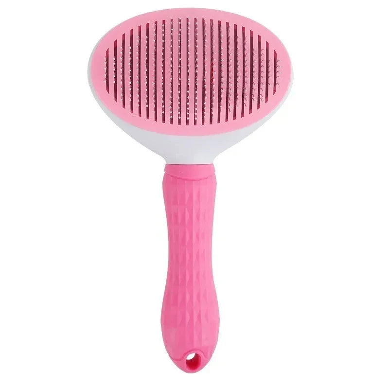 Cepillo de autolimpieza retráctil para eliminación de pelo muerto