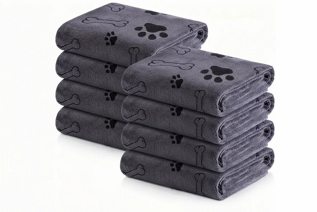 Toalla de microfibra ultra absorbente para mascotas