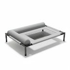 Cama Elevada con Malla Transpirable y Almohada