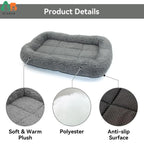 ATUBAN Cama y Almohada Acolchada de Felpa para Mascotas
