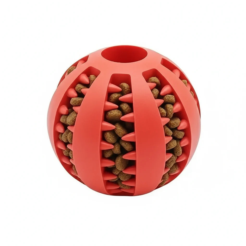 Pelota dental multifuncional de caucho natural