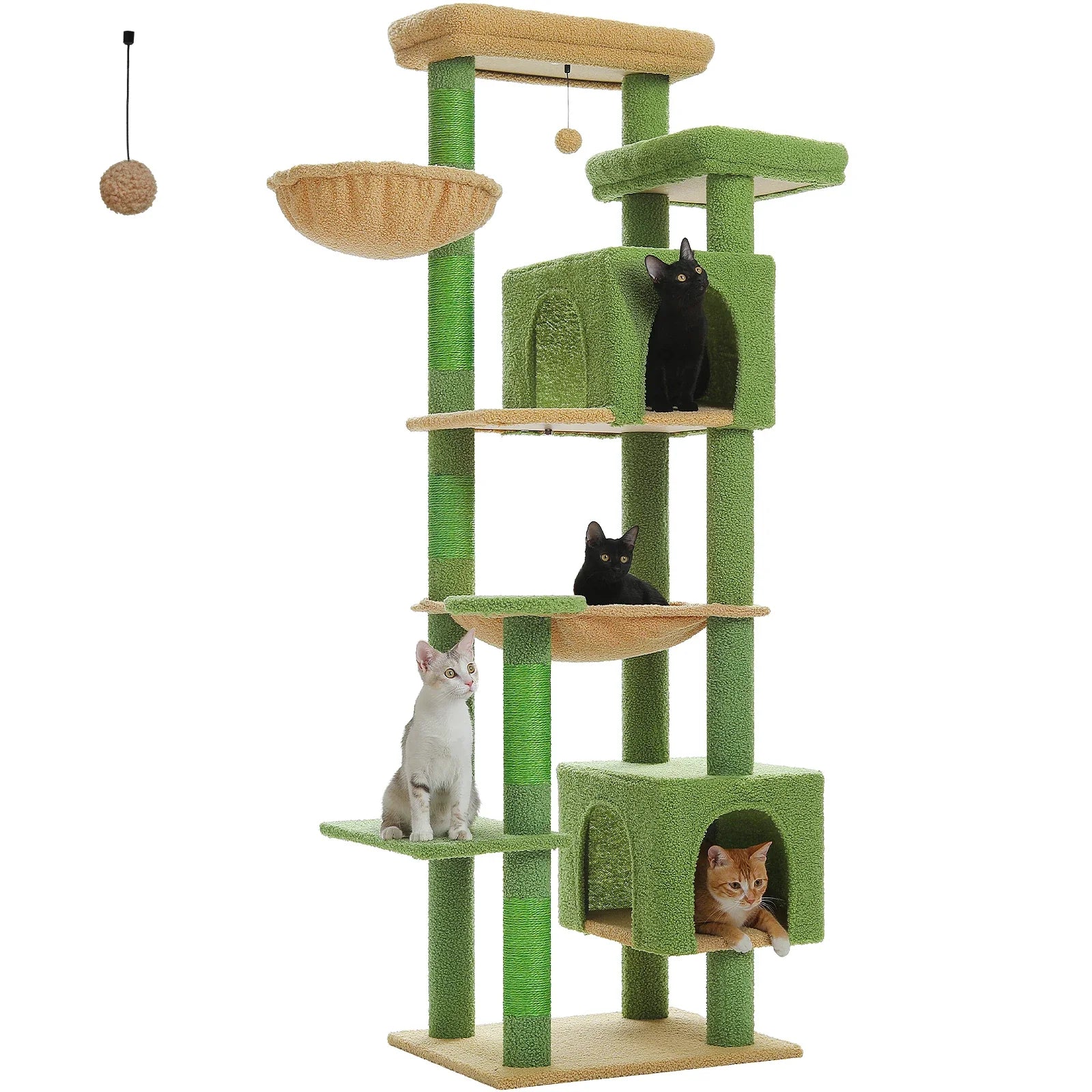 MimoPaws Feandrea Premium Árbol para Gatos, 180cm de Altura
