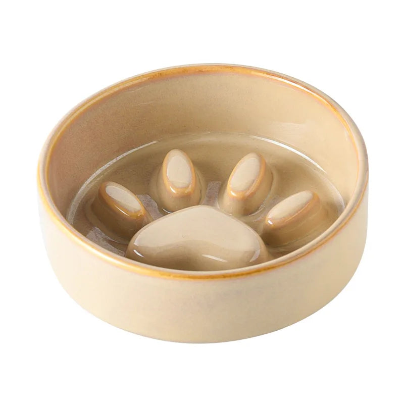 Tazón de cerámica estilo MimoPaws para mascotas