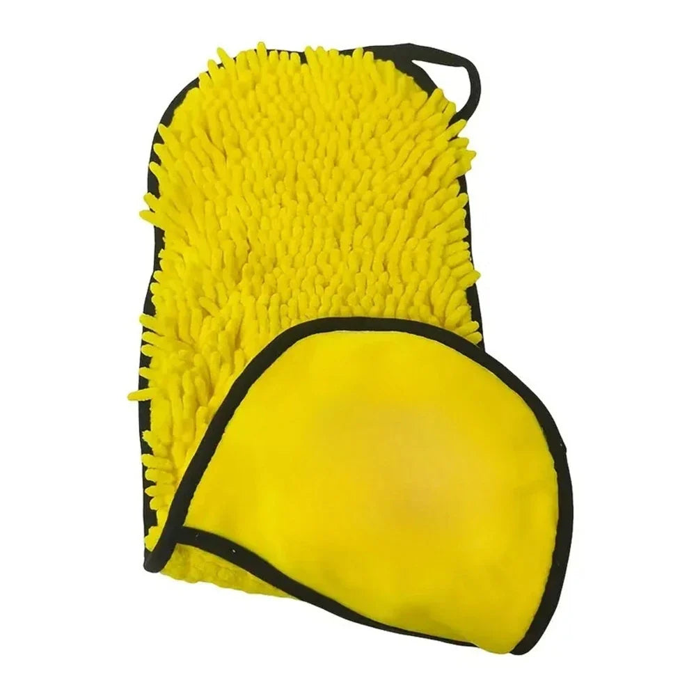 Toalla portátil de chenilla para baño de mascotas