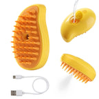 Cepillo de vapor 3 en 1, quita Pelo, peine y masaje para mascotas